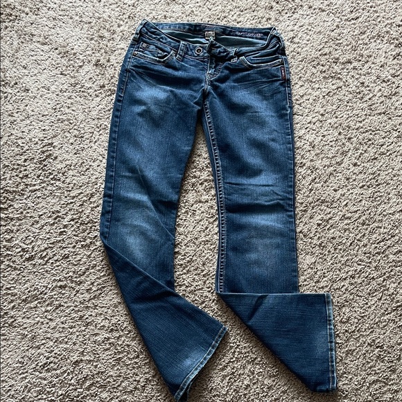 Silver Jeans Women's Boot Cut in Deep Blue - Picture 2 of 3